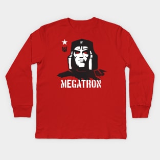 Megatron Propaganda Kids Long Sleeve T-Shirt